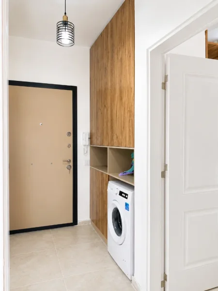 Tirane, jepet me qera apartament 1+1+Ballkon , 65 m² 420 € (Pishat e Buta, Golem)