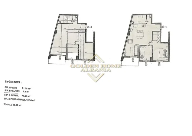 Tirane, shitet apartament , 89 m² (astir)