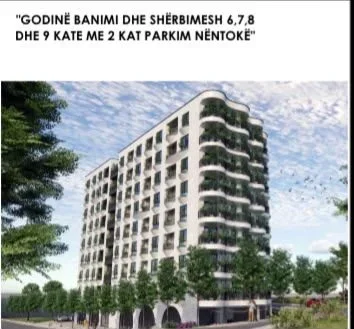 Tirane, shitet apartament 1+1 Kati 8, 91655 € (Kompleks Aluna 2)
