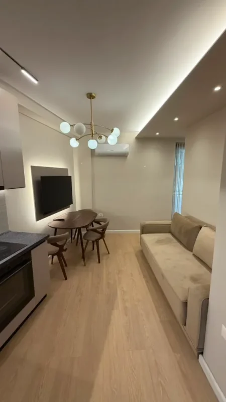Tirane, jepet me qera apartament 1+1+Ballkon , 500 € (Materniteti i Ri)