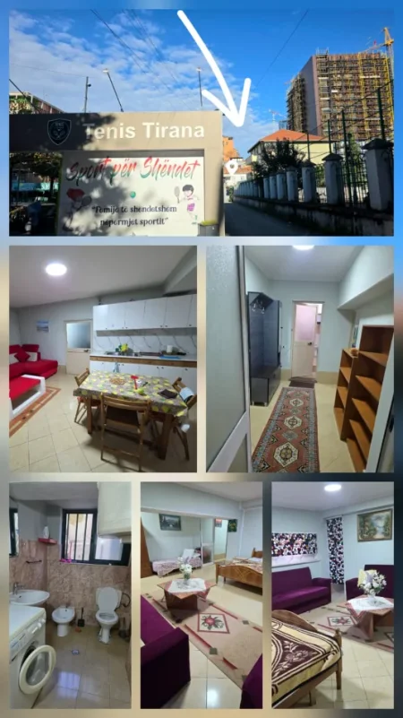 Tirane, jepet me qera shtepi 1+1+Aneks Kati 0, 70 m² 485 € (Tenis TIRANA)
