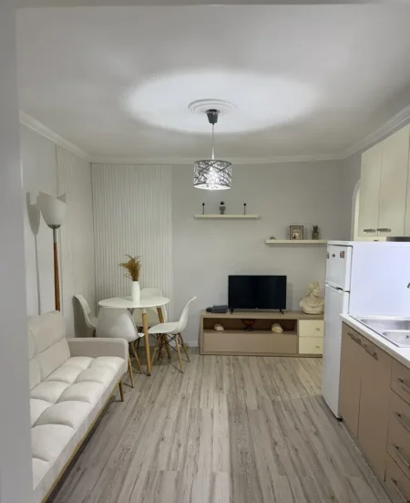 Tirane, jepet me qera apartament 1+1 Kati 4, 50 m² 500 € (Brryli)