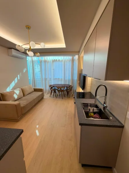 Tirane, jepet me qera apartament 1+1 Kati 2, 50 m² 600 € (Brryli)