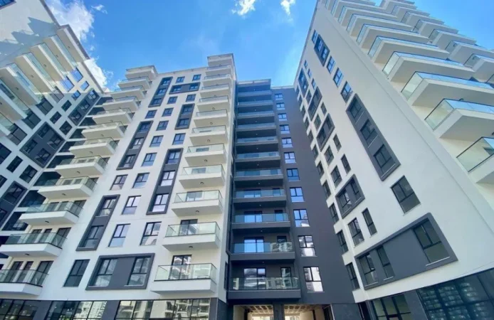 Tirane, shitet apartament 2+1+Ballkon Kati 8, 121 m² (Garden Residence Turdiu Ish Fusha e Aviacionit)