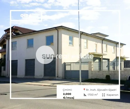 Shkoder, jepet me qera aktivitet biznesi Kati 0, 1.700 m² 2.000 € (ZONA INDUSTRIALE)