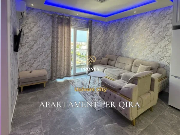 Tirane, jepet me qera apartament 1+1+Ballkon Kati 8, 70 m² 500 € (Univers City)