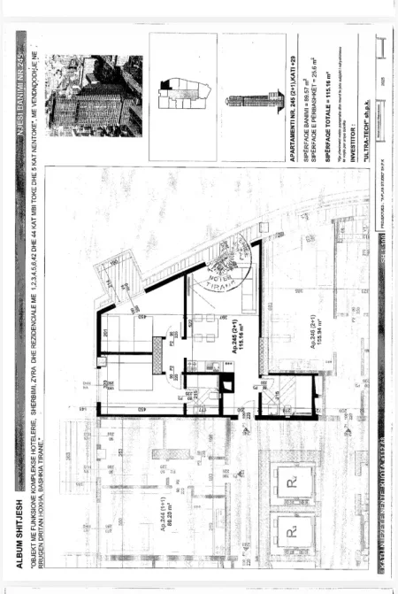 Tirane, shitet apartament 2+1 , 115 m² 310.900 € (rruga dritan hoxha)