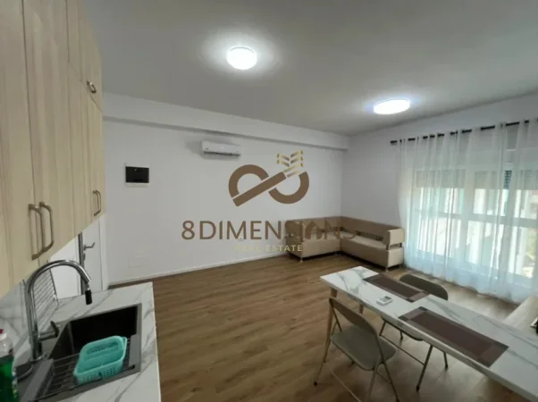 Jepet me qera Apartament 1+1 ne Ali Dem te Rezidenca Kadiu (D8241A-231)