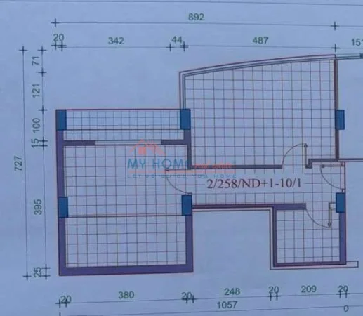 Tirane, shitet apartament 1+1+Ballkon Kati 4, 58 m² 178.000 € (Rruga e Kavajes)