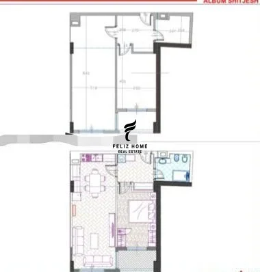 Tirane, shitet apartament 1+1+Ballkon Kati 8, 73 m² 183.500 € (STACIONI I TRENIT)