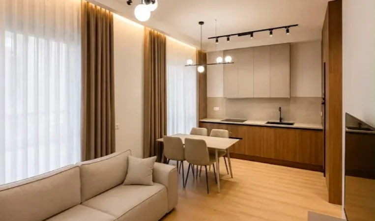 Tirane, jepet me qera apartament 1+1 Kati 6, 64 m² 550 € 