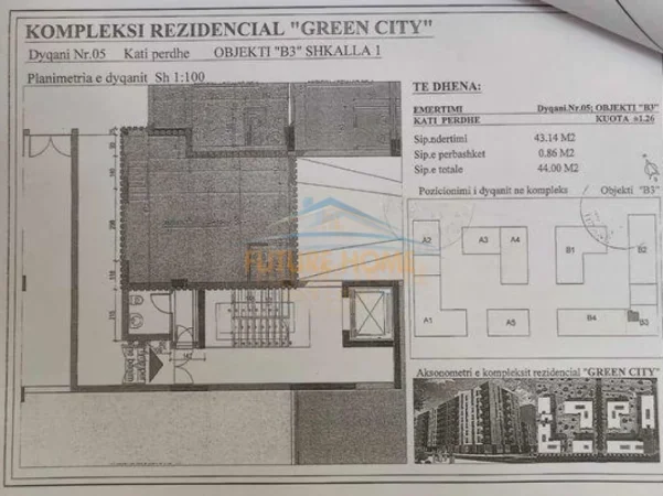 Jepet me qera, Dyqan, Green City Residence, Tiranë. 0696069906