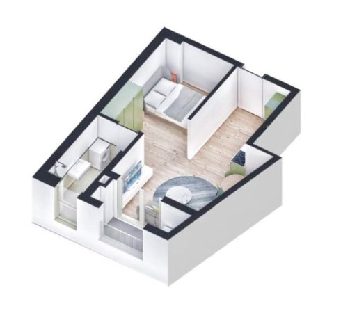 Tirane, shes apartament 1+1+BLK Kati 4, 59 m² 72.000 Euro (Rruga Pasho Hysa)