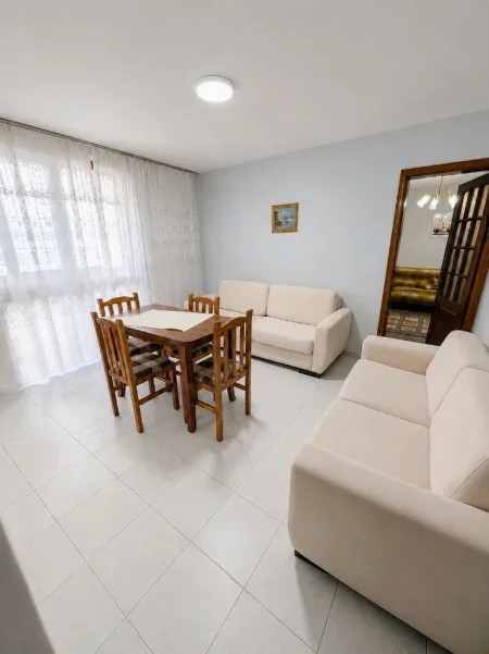 Tirane, jepet me qera apartament 2+1+Ballkon Kati 1, 90 m² 520 € (afer shkolles Ali Demi)