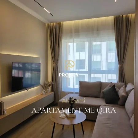 Tirane, jepet me qera apartament 1+1 Kati 5, 58 m² 450 € (Ali Demi, Kompleksi Kadiu)