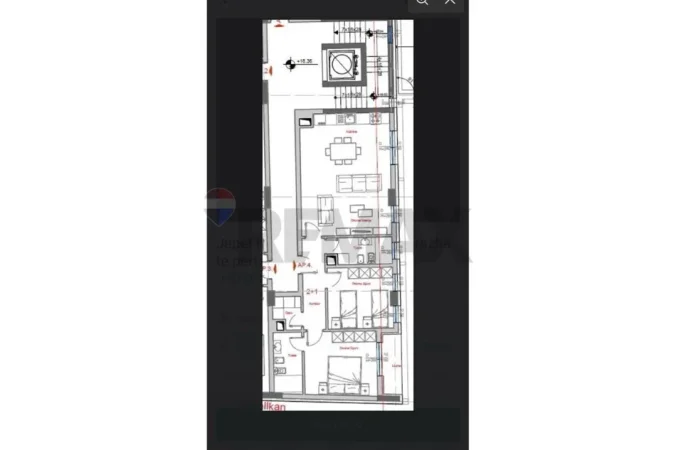 Tirane, jepet me qera apartament , 115 m² 1.000 € 