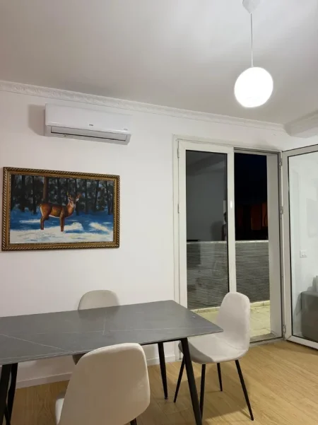 Tirane, jepet me qera apartament 1+1+Ballkon Kati 9, 75 m² 450 € (Rruga Mikel Maruli)