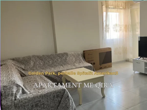 Tirane, jepet me qera apartament 2+1+Ballkon Kati 9, 90 m² 550 € (Golden Park Perballe Spitalit Amerikan 3)