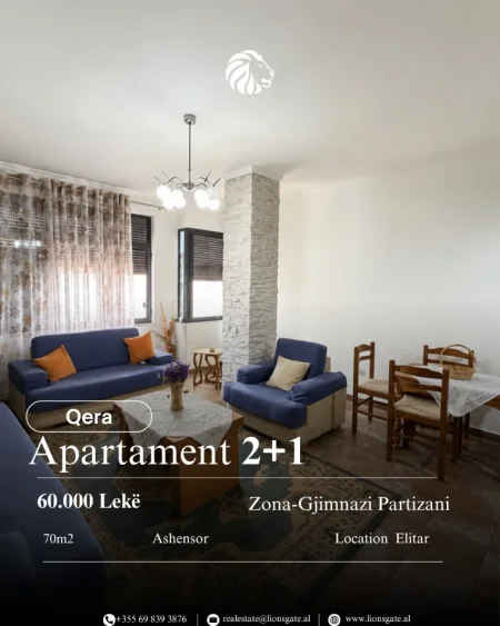 Tirane, jap me qera 2+1 , 80 m² 600 € 