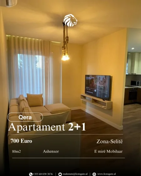 Tirane, jap me qera apartament 2+1+Ballkon , 80 m² 700 € 