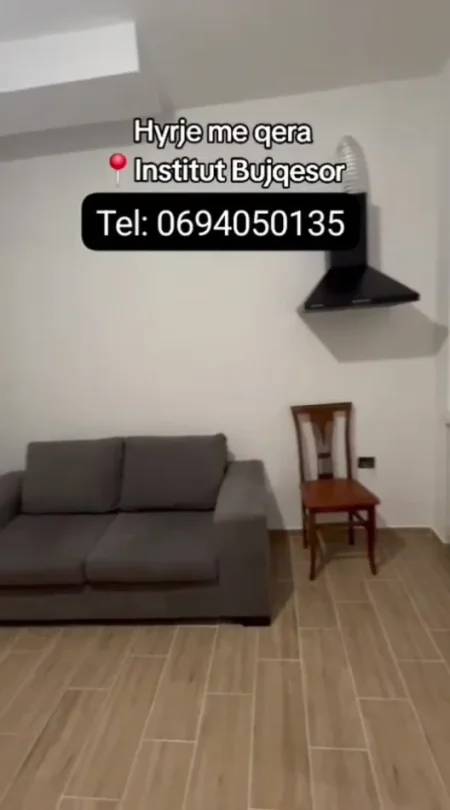Tirane, jepet me qera apartament 1+1 Kati 1, 50 m² 250 € (Apartament 1 1)