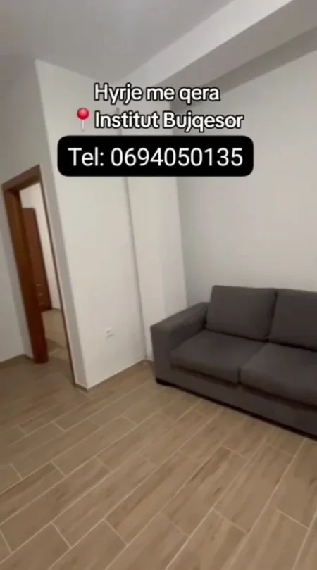 Tirane, jepet me qera apartament 1+1 Kati 1, 50 m² 250 € (Apartament 1 1)