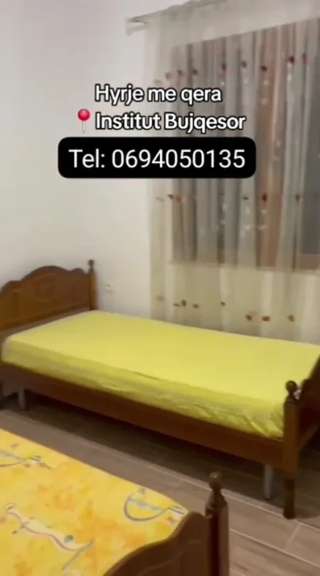 Tirane, jepet me qera apartament 1+1 Kati 1, 50 m² 250 € (Apartament 1 1)