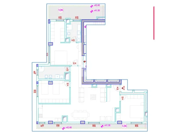 Tirane, shitet apartament 3+1 Kati 12, 166 m² 521.000 € (NE RRUGEN E BARRIKADAVE)