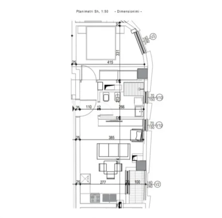 Tirane, shitet apartament , 56 m² 183.810 € 