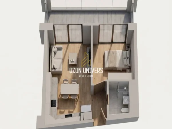 Durres, shitet apartament 1+1+Ballkon Kati 3, 67 m² 77.064 € (Kompleksi Viena,Golem)