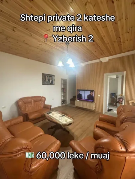 Tirane, jepet me qera shtepi Vile 2 Katshe Kati 2, 500 m² 600 € (Yzberisht 2)
