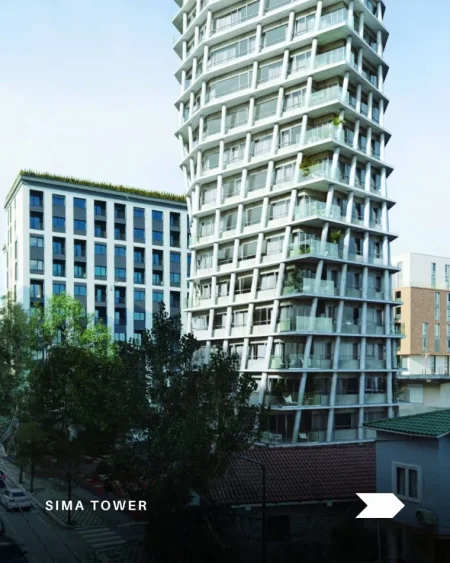 Shiten apartamente te ndryshme ne kulle 28 kateshe!