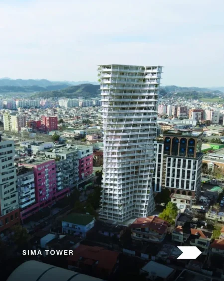Shiten apartamente te ndryshme ne kulle 28 kateshe!
