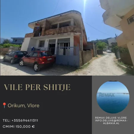 Radhime - Orikum, shitet Vile 3+1+Ballkon , 223 m² 150.000 € (Orikum, Vlore)