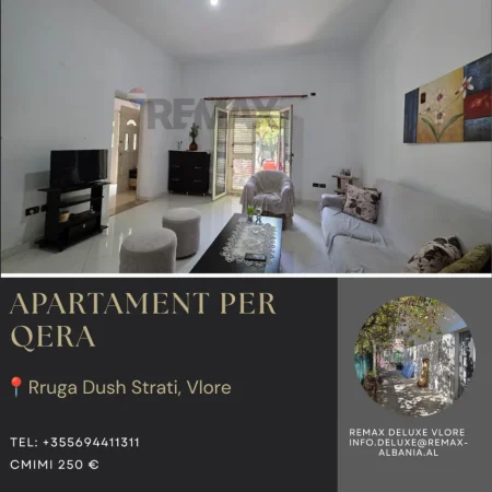 Vlore, jepet me qera shtepi 2+1 Kati 1, 130 m² 250 € (Rruga Dush Strati, Vlore)