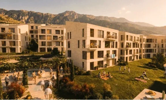 Dhermi - Palase, shitet apartament 2+1+Aneks+Ballkon Kati 1, 122 m² 305.800 € (Palase)