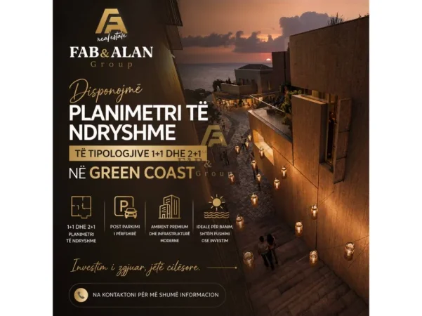 Dhermi - Palase, shitet Vile ne plazh 2+1+Ballkon , 140 m² 520.000 € (Green Coast 2)