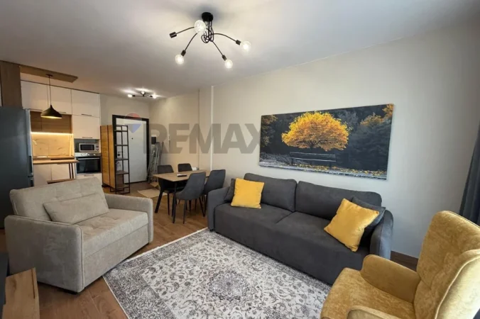 Tirane, jepet me qera apartament 1+1+Ballkon Kati 5, 65 m² 600 € (Dritan Hoxha)