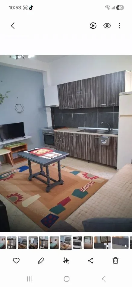 Tirane, jepet me qera apartament 1+1 Kati 1, 50 m² 300 € (Sauk)