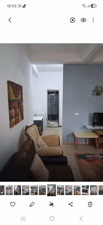 Tirane, jepet me qera apartament 1+1 Kati 1, 50 m² 300 € (Sauk)