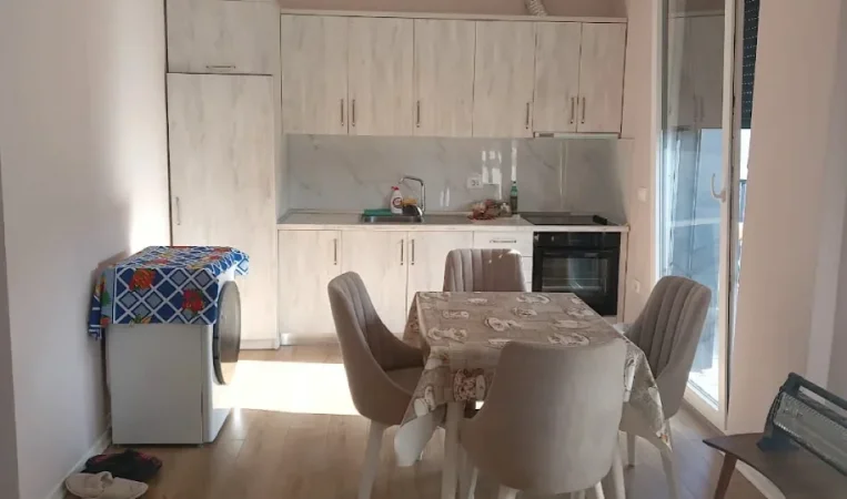 Tirane, jepet me qera apartament 1+1 Kati 9, 63 m² 500 € (Ali Demi)