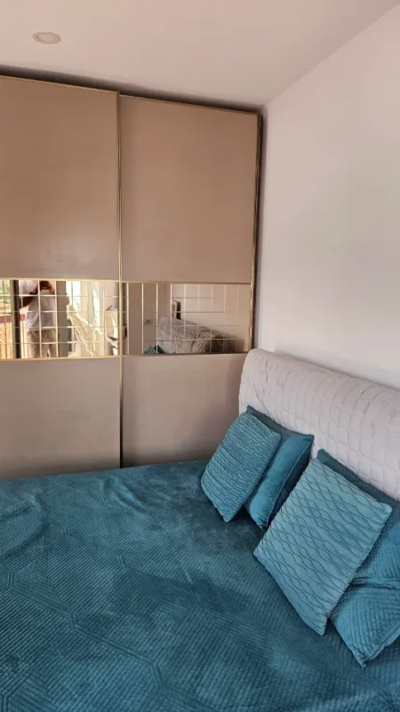 Tirane, jepet me qera apartament 1+1+Ballkon Kati 11, 50 m² 55000 mije leke