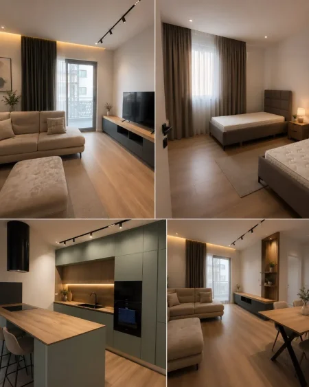 Tirane, jepet me qera apartament 2+1 Kati 3, 125 m² 1.200 € (ISH FUSHA E AVIACIONIT)