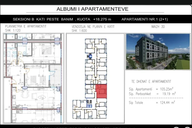 Tirane, shitet apartament , 