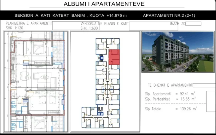 Tirane, shitet apartament , 