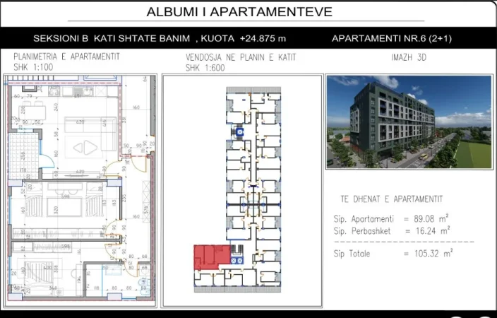 Tirane, shitet apartament , 