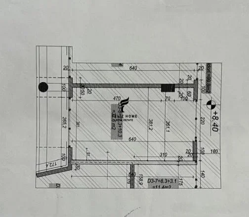 Tirane, jepet me qera zyre Kati 2, 37 m² 600 € (MINE PEZA)