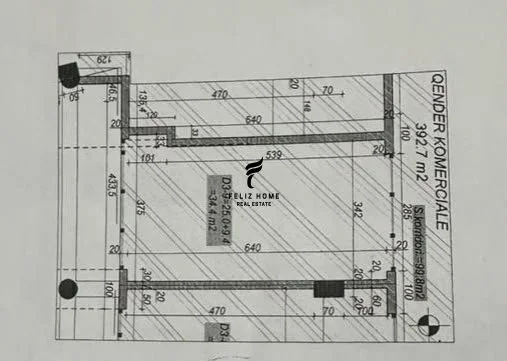 Tirane, jepet me qera zyre Kati 2, 34 m² 600 € (MINE PEZA)
