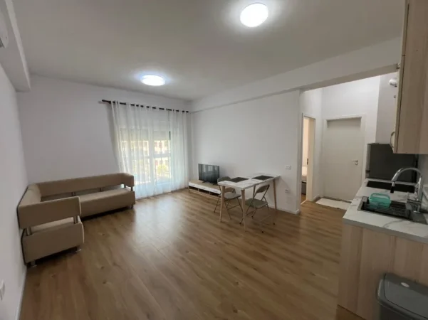 Tirane, jepet me qera apartament 1+1 Kati 4, 450 € (Ali Dem, Rezidenca Kadiu)