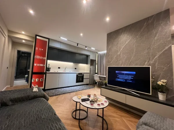 Tirane, jepet me qera apartament 1+1 Kati 1, 72 m² 650 € (Rezidenca Kodra e Diellit 1)